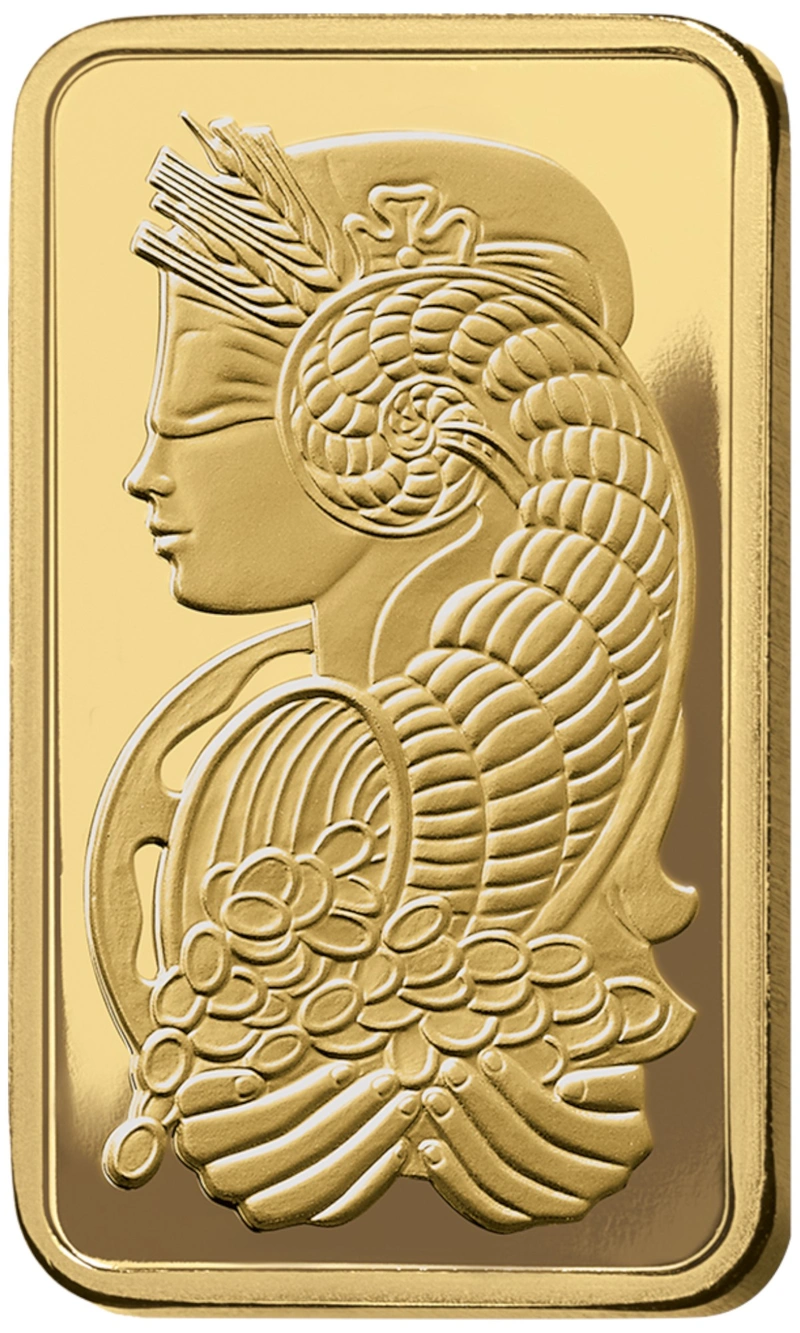 PAMP Suisse Lady Fortuna 10g Gold Bar front image
