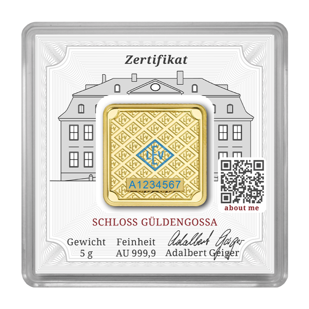 Geiger Original 5g Gold Bar rear image