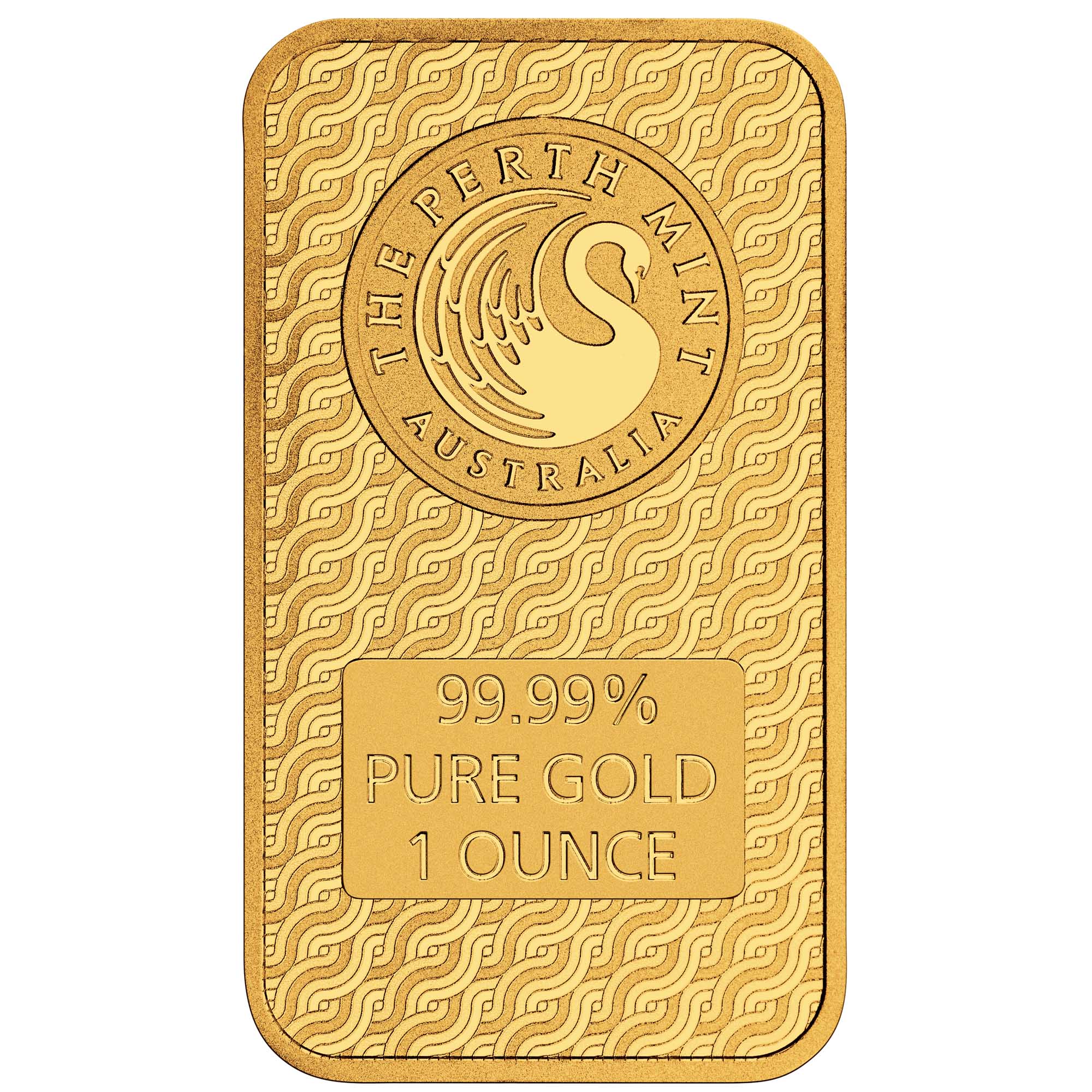 2025 Perth Mint Lunar Snake 1oz Gold Minted Bar rear image