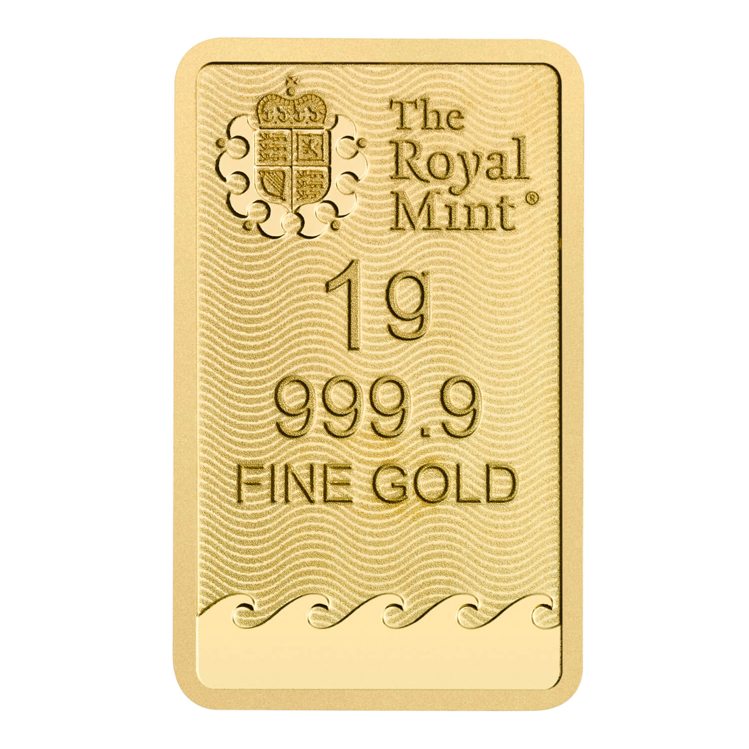 Royal Mint Britannia 1g Gold Bar rear image