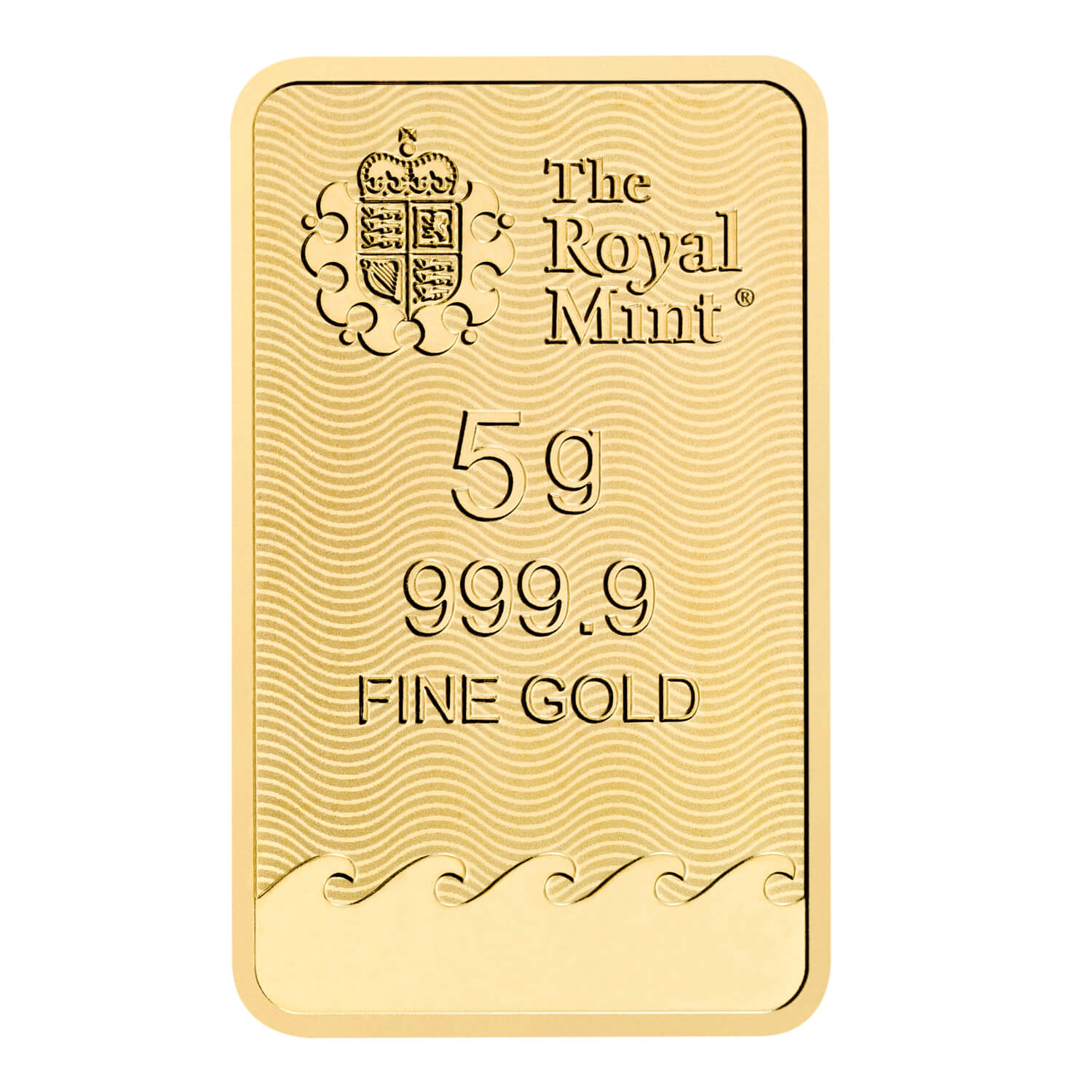 Royal Mint Britannia 5g Gold Bar rear image