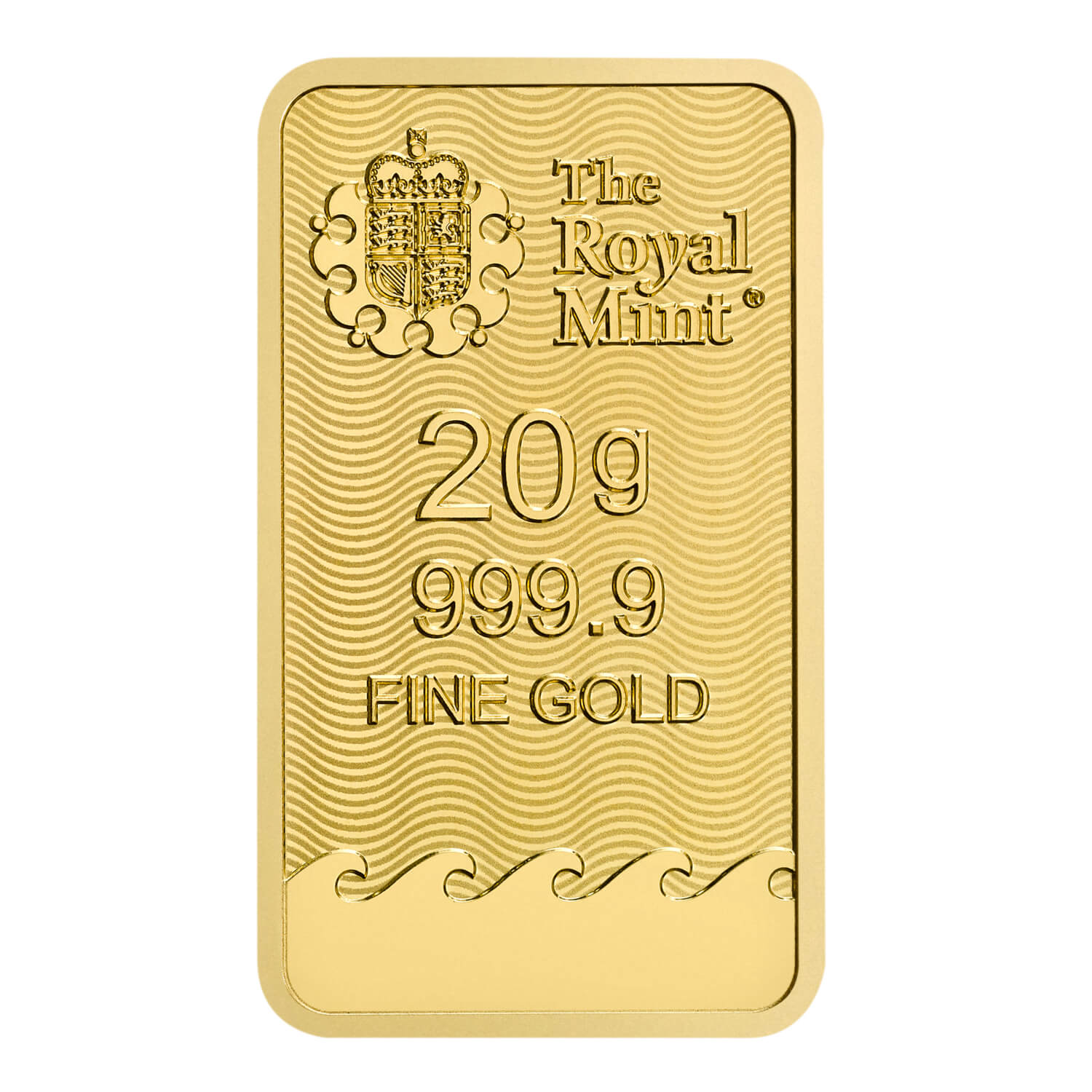 Royal Mint Britannia 20g Gold Bar rear image