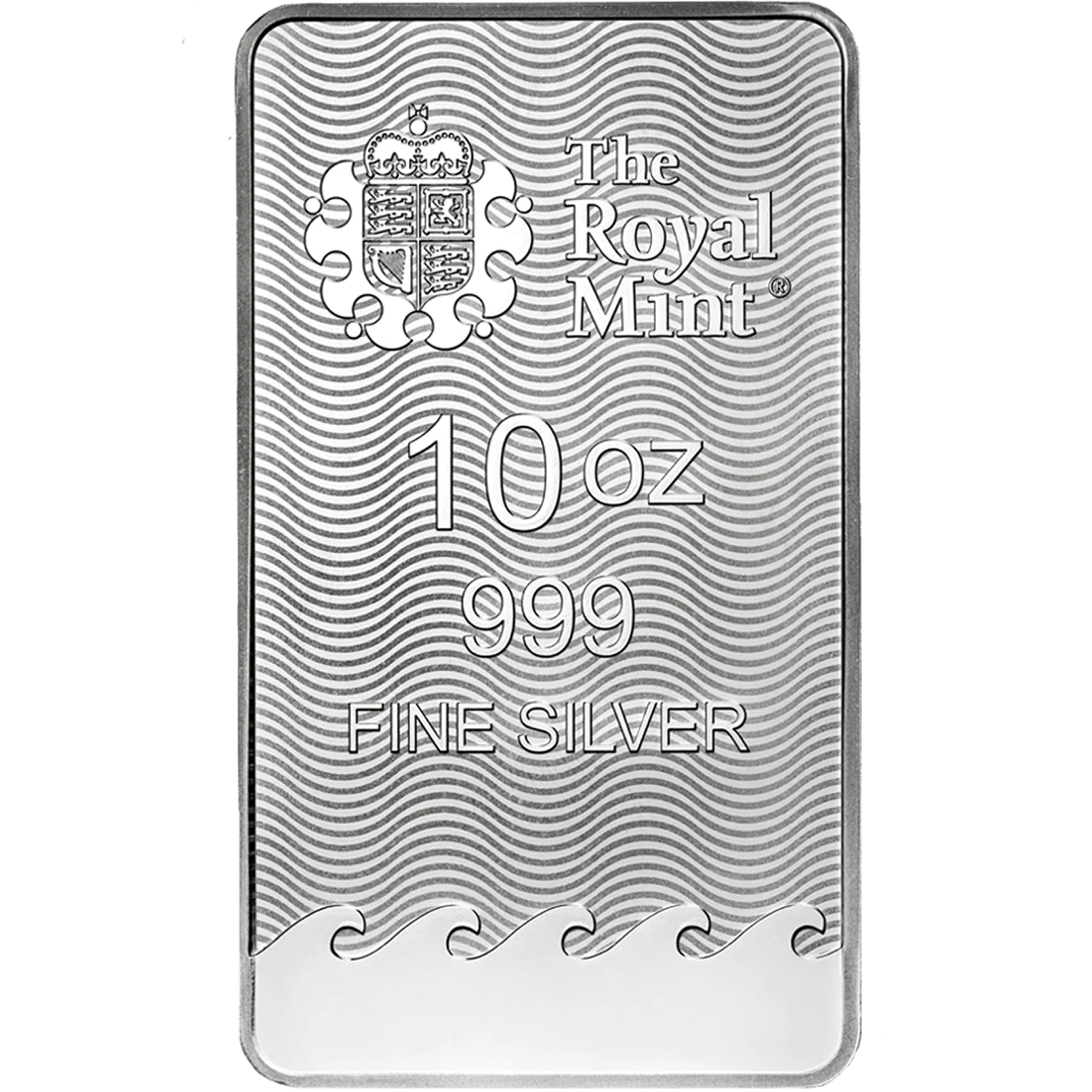 Royal Mint Britannia 10oz Silver Bar rear image