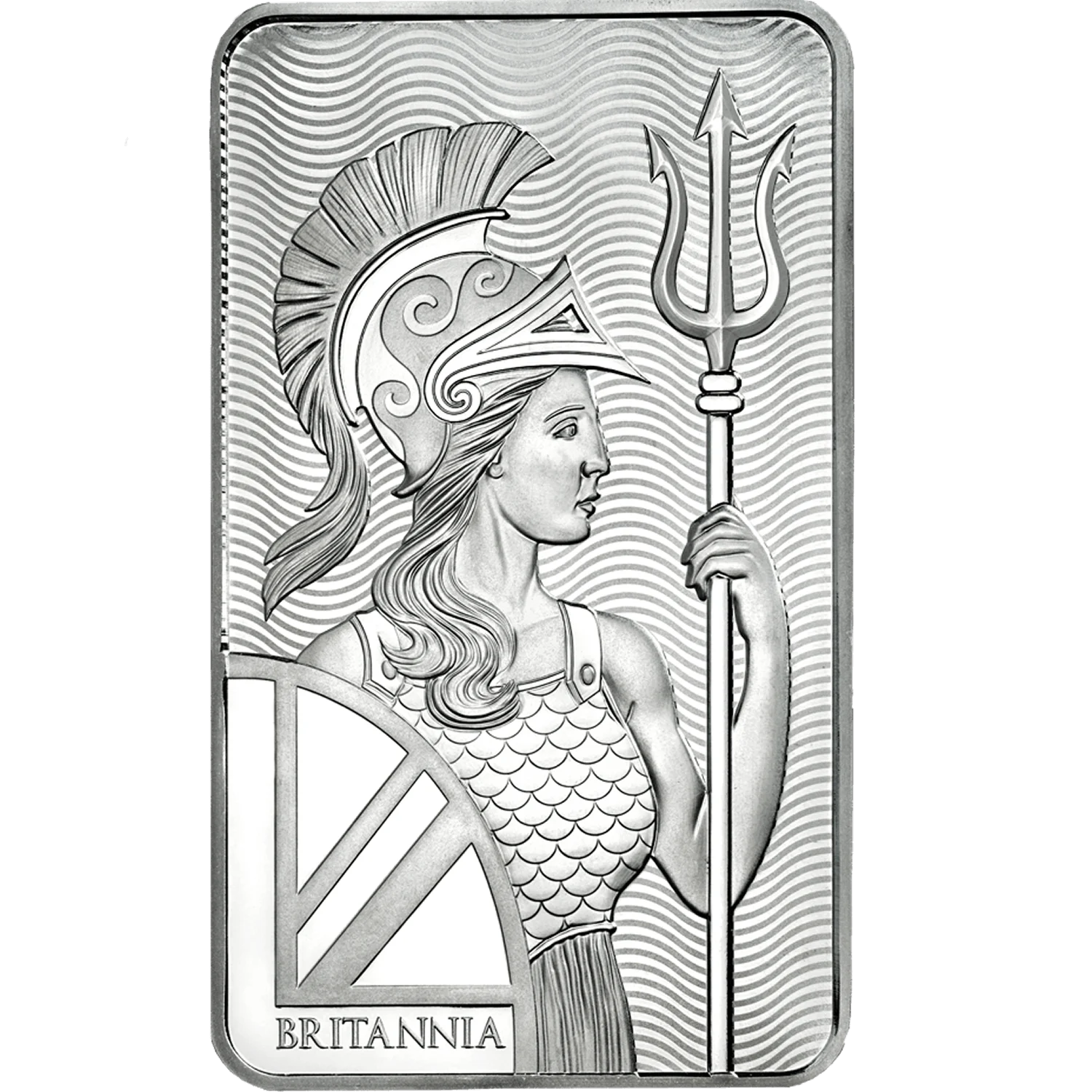 Royal Mint Britannia 10oz Silver Bar front image