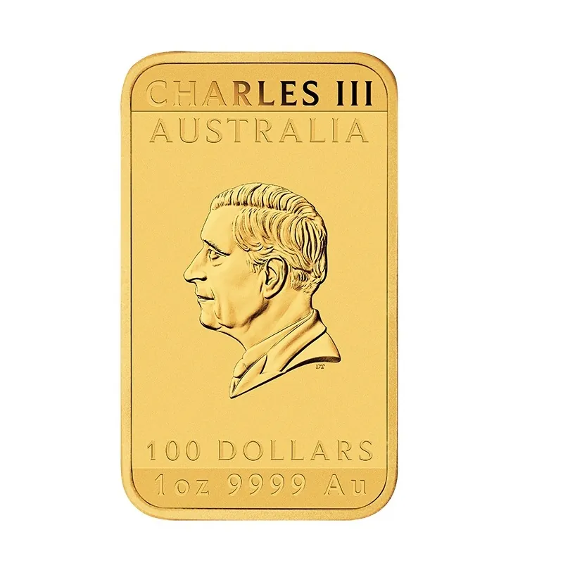 2026 Perth Mint Dragon 1oz Gold Bar rear image