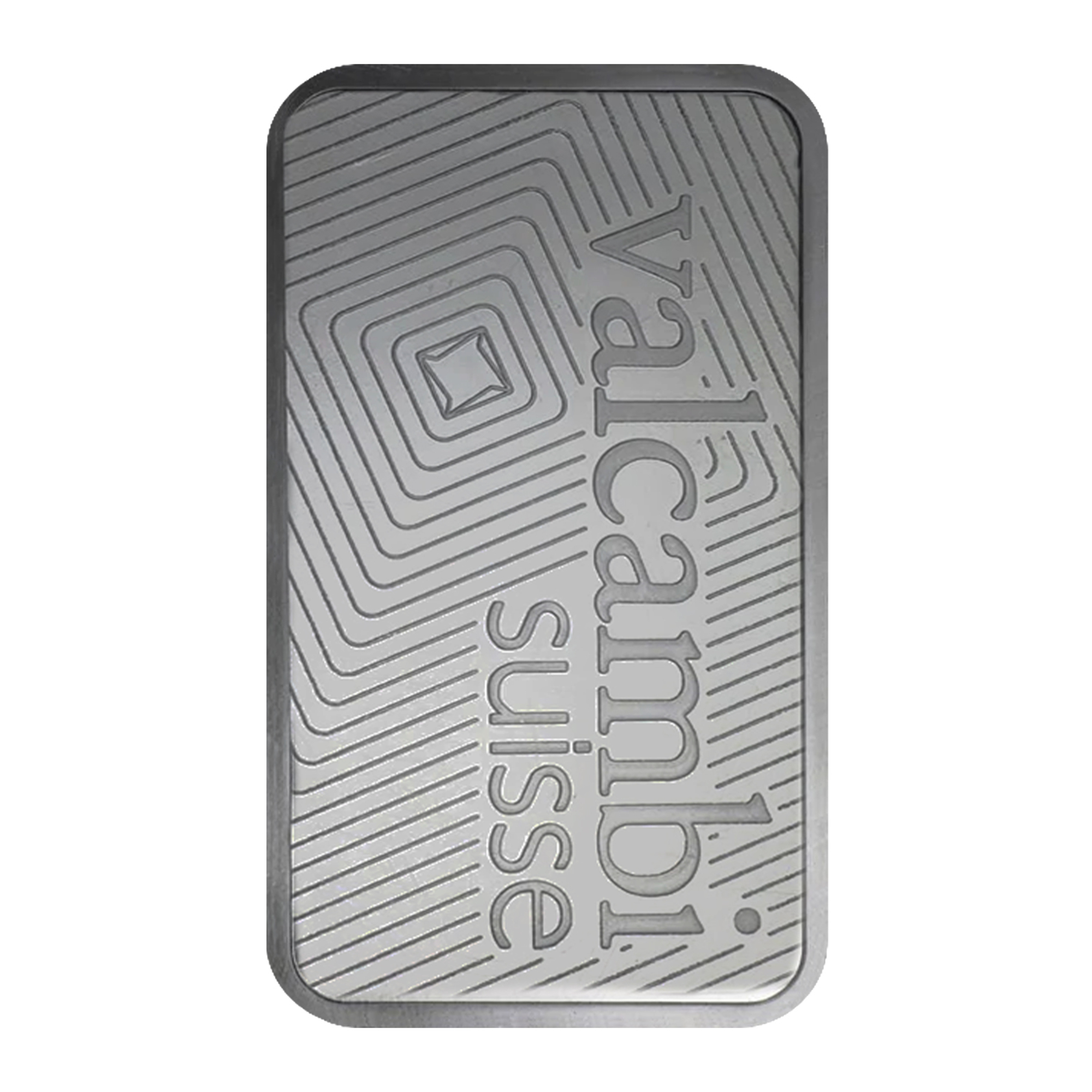 Valcambi Suisse 100g Silver Bar front image