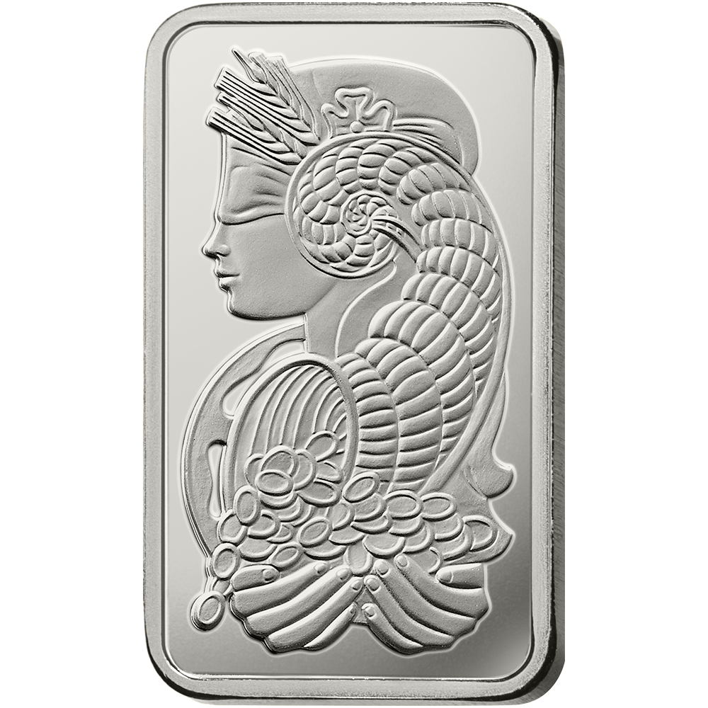 PAMP Suisse Lady Fortuna 1oz Silver Bar front image