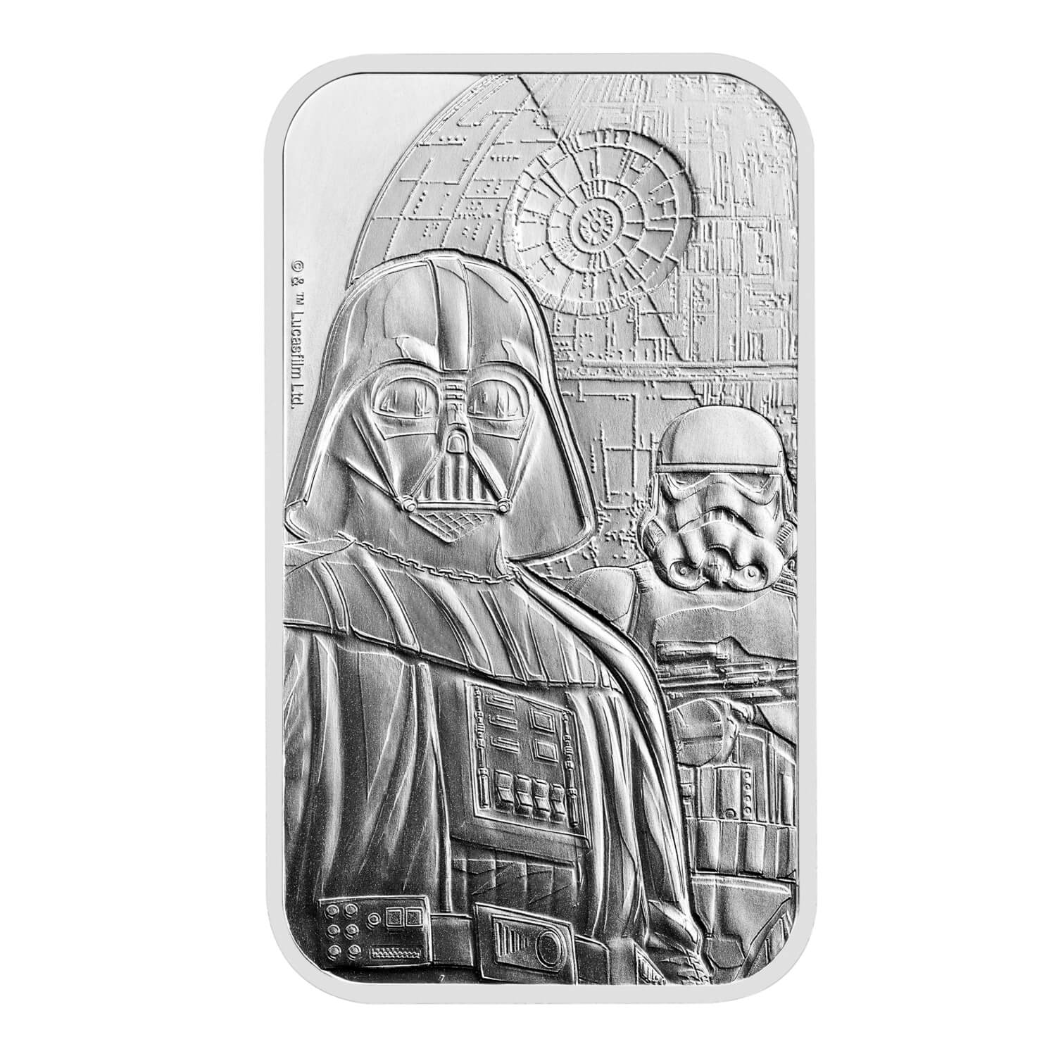 Royal Mint Star Wars Dark Side 1oz Silver Bar front image