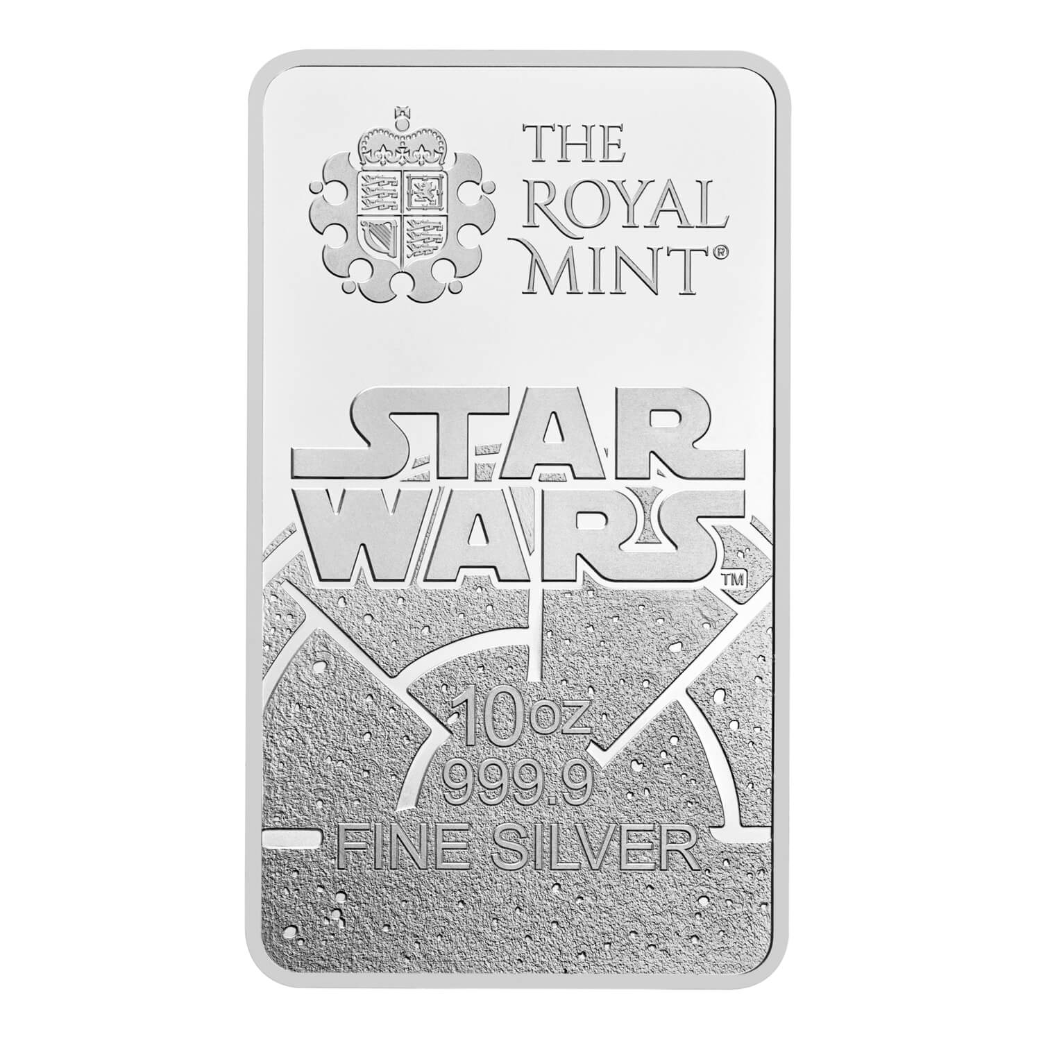 Royal Mint Star Wars Dark Side 10oz Silver Bar rear image