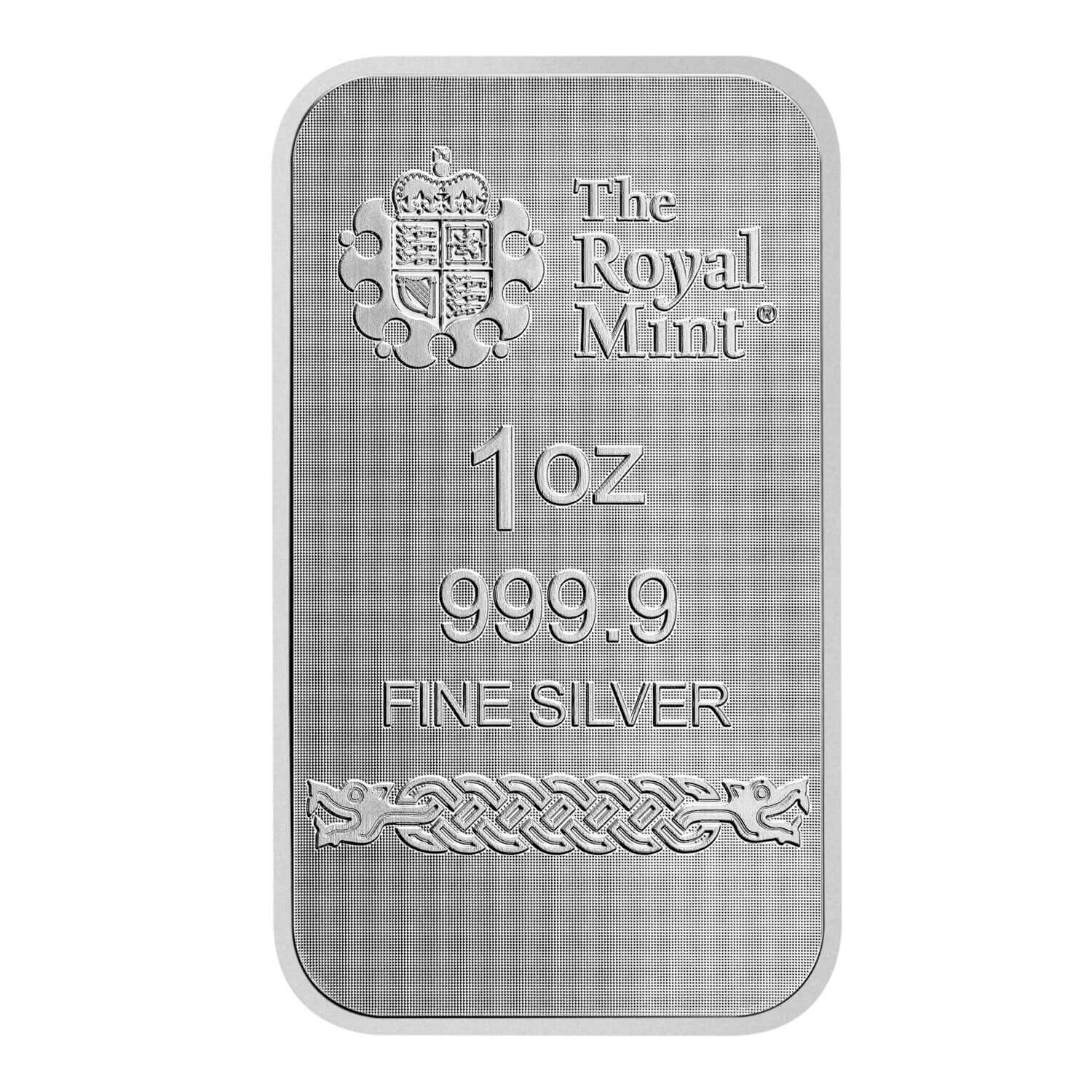 Royal Mint Thor 1oz Silver Bar rear image