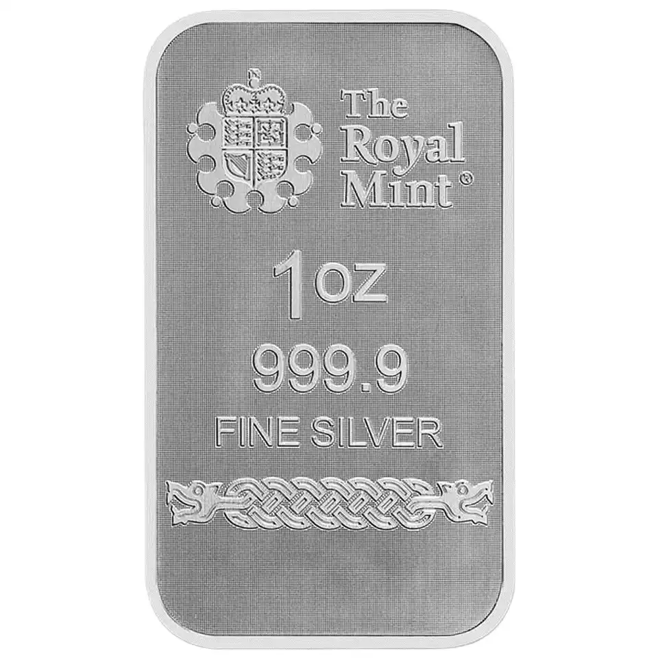 Royal Mint Odin 1oz Silver Bar rear image