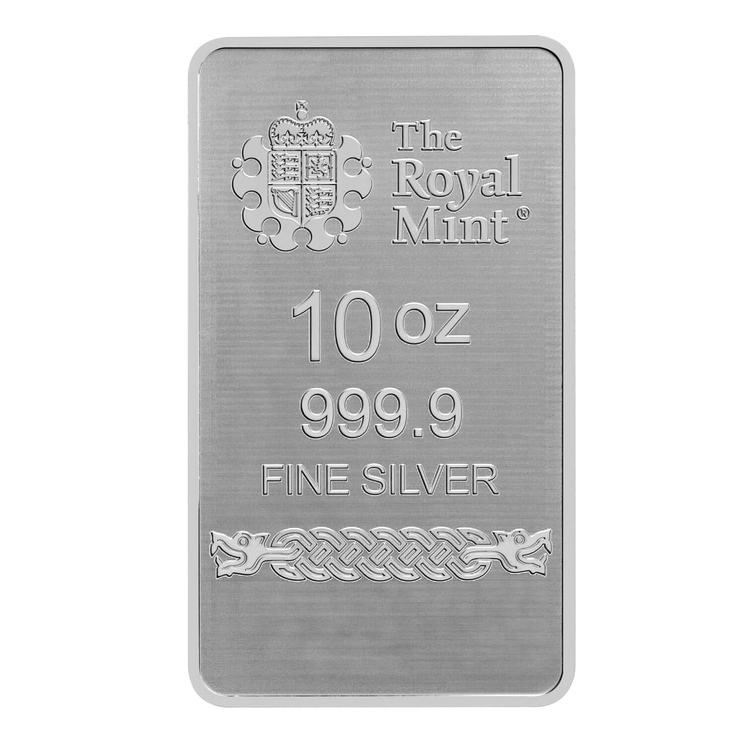 Royal Mint Odin 10oz Silver Bar rear image