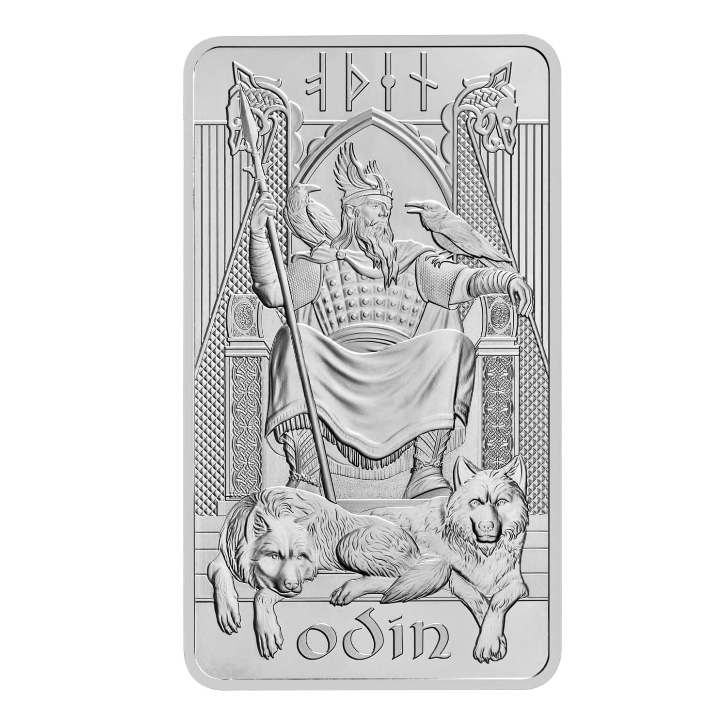 Royal Mint Odin 10oz Silver Bar front image
