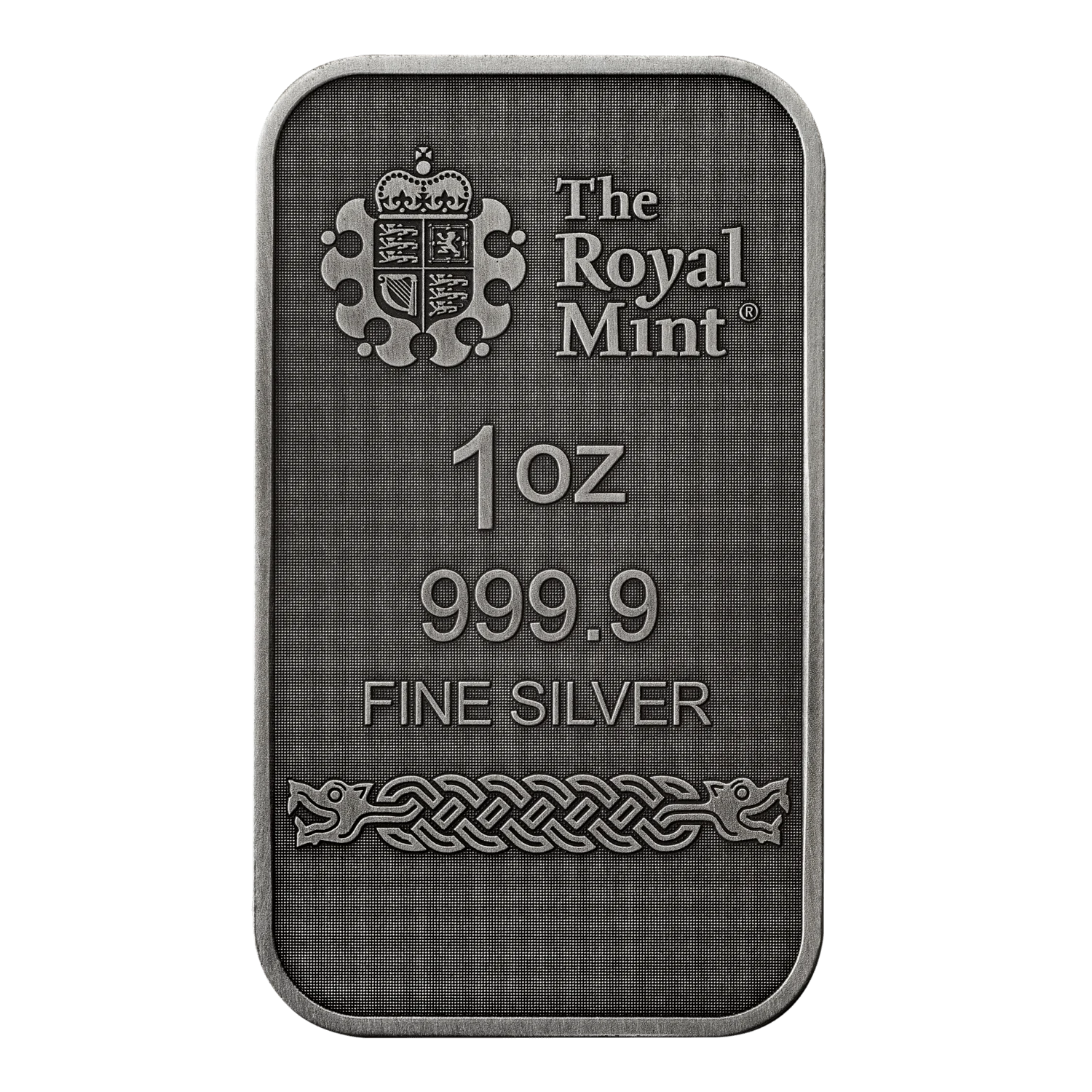 Royal Mint Thor 1oz Antiqued Silver Bar rear image
