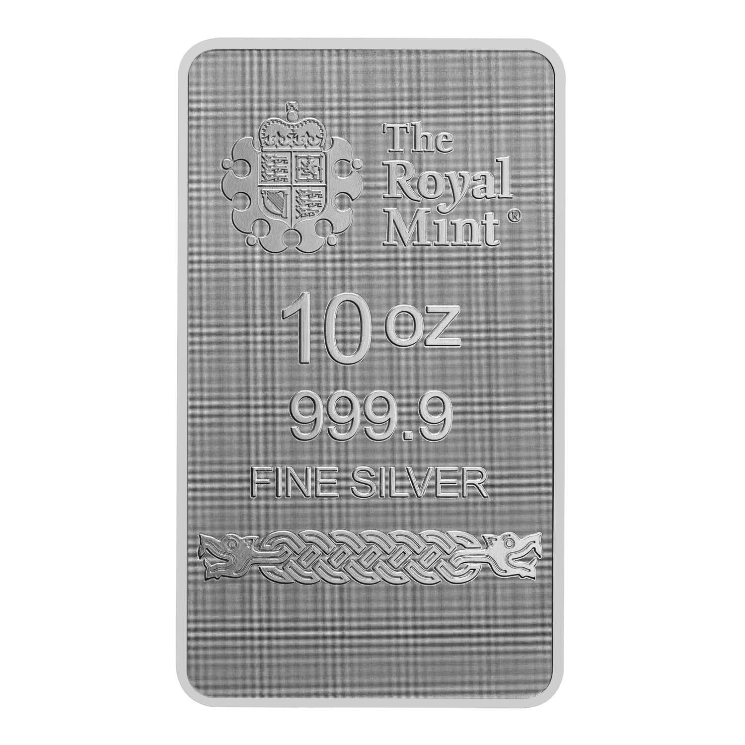 Royal Mint Loki 10oz Silver Bar rear image