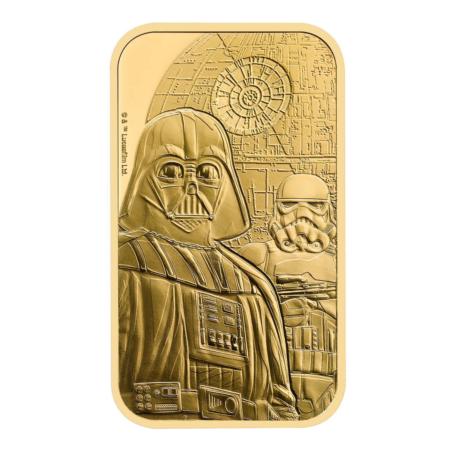 The Royal Mint Star Wars Dark Side 1oz Gold Bar front image