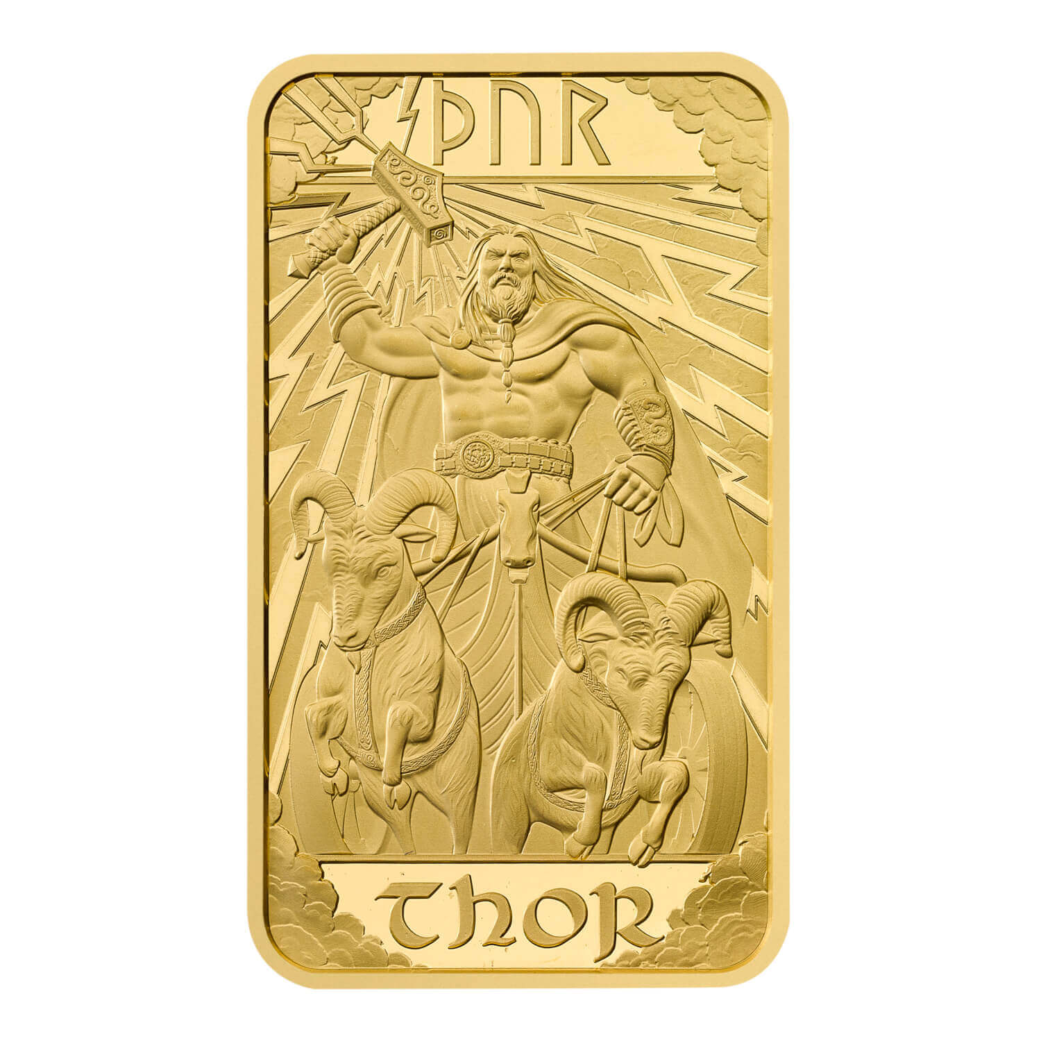 The Royal Mint Thor 20g Gold Bar front image