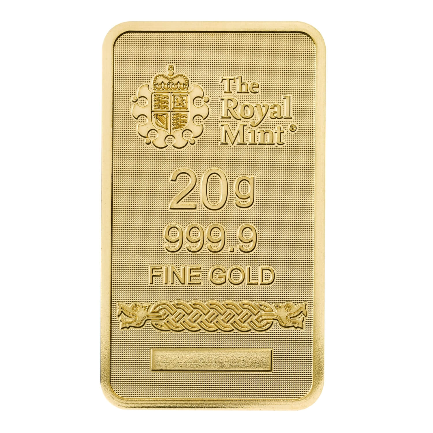 The Royal Mint Loki 20g Gold Bar rear image