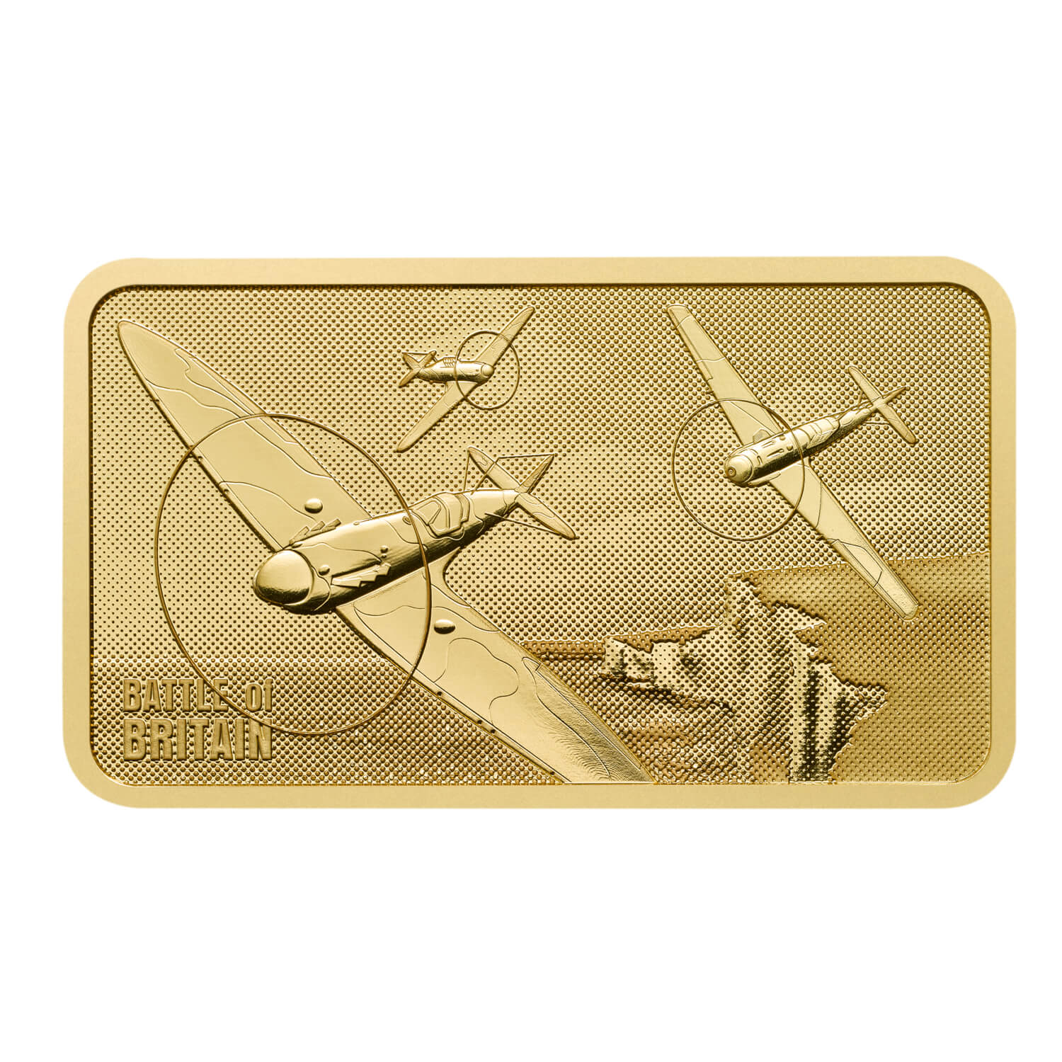 The Royal Mint Battle of Britain 20g Gold Bar front image