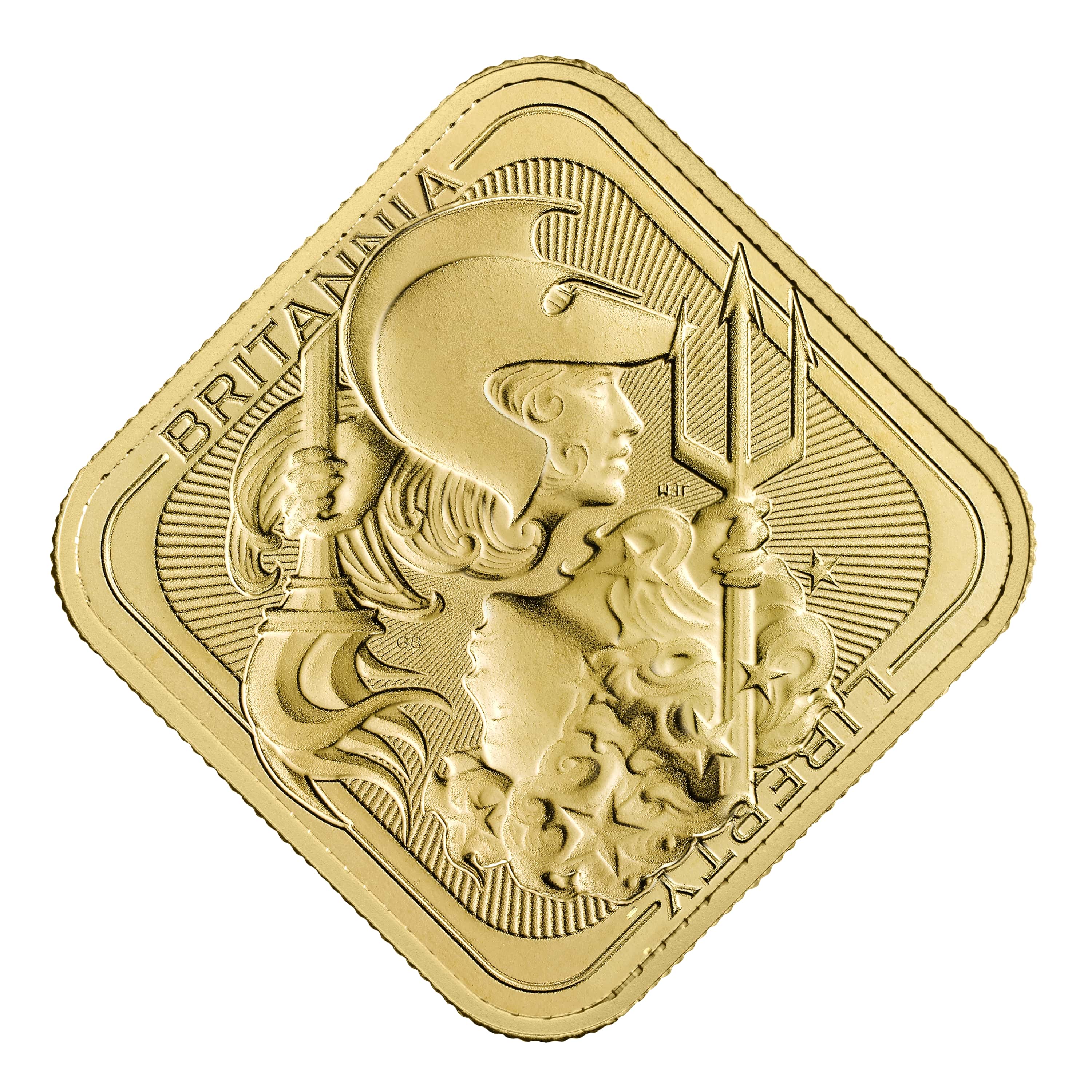 The Royal Mint Britannia and Liberty 5g Gold Bar front image