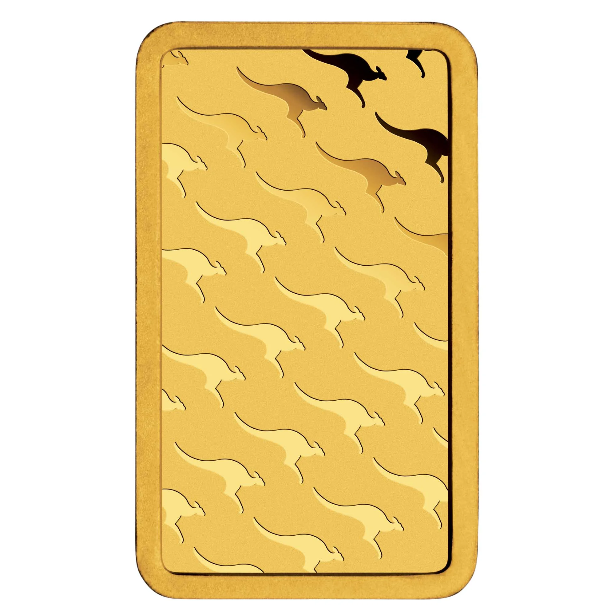 1oz Perth Mint Gold Bar rear image