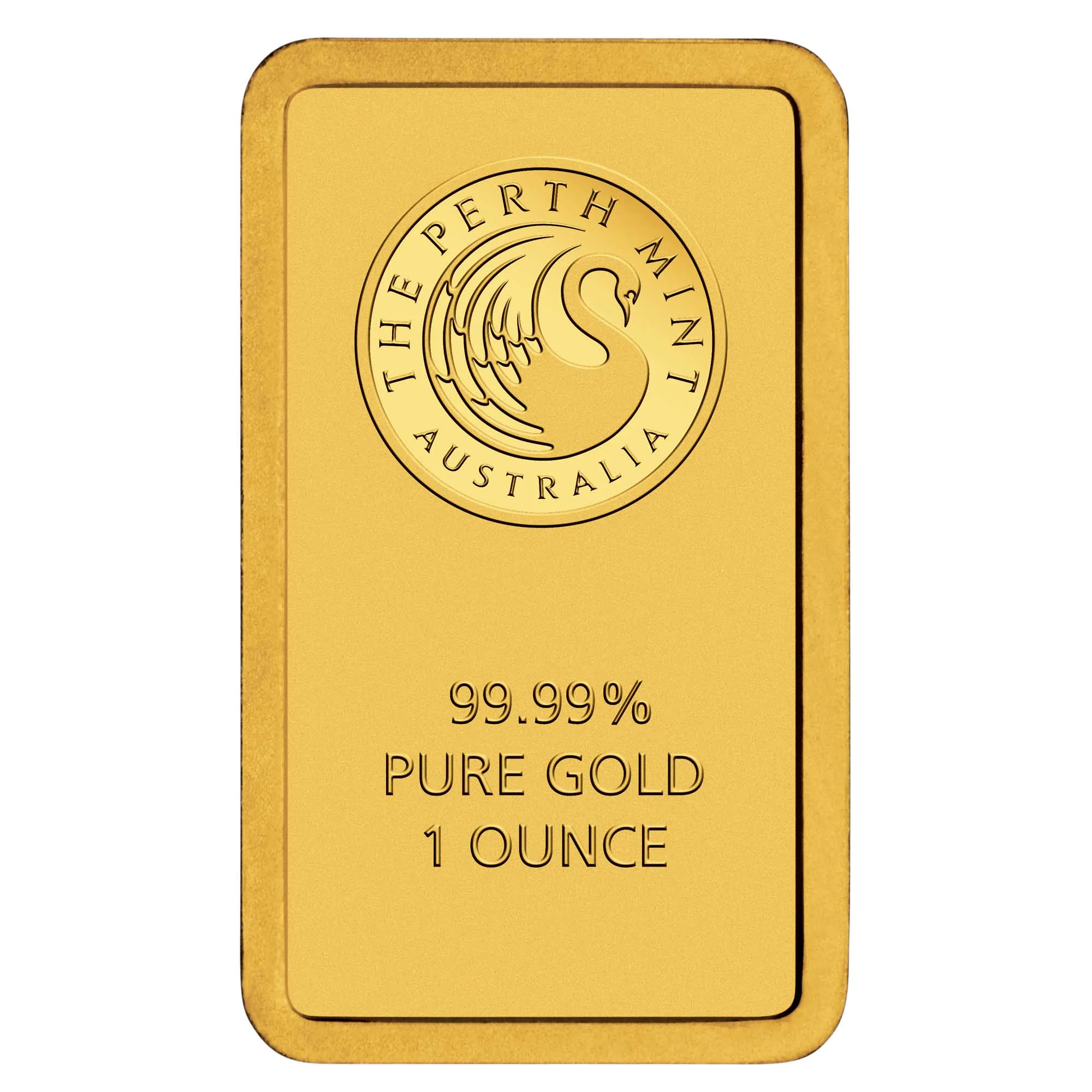 1oz Perth Mint Gold Bar front image