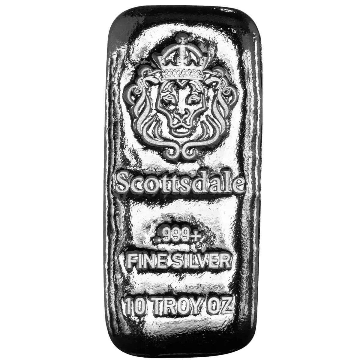 10oz Scottsdale Cast Silver Bar front image
