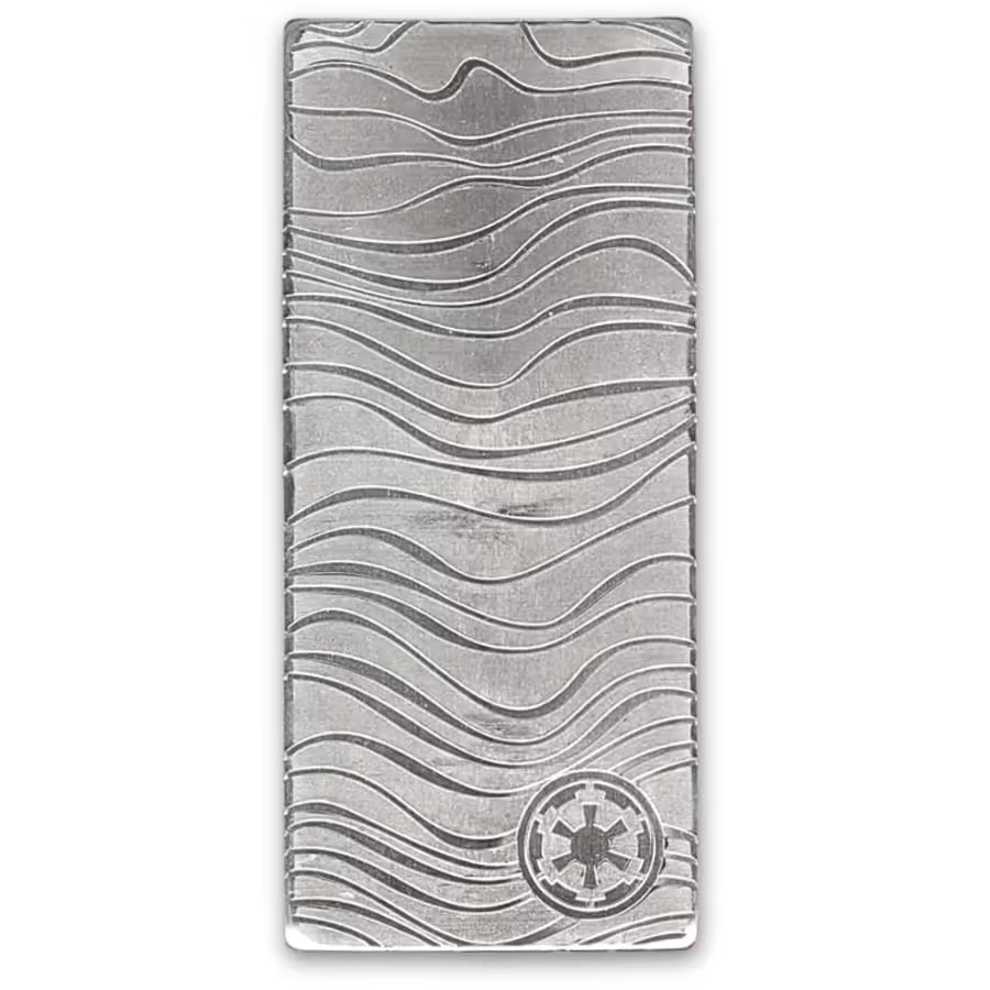 2021 Star Wars: The Mandalorian Beskar 1oz Silver Coin-Bar front image