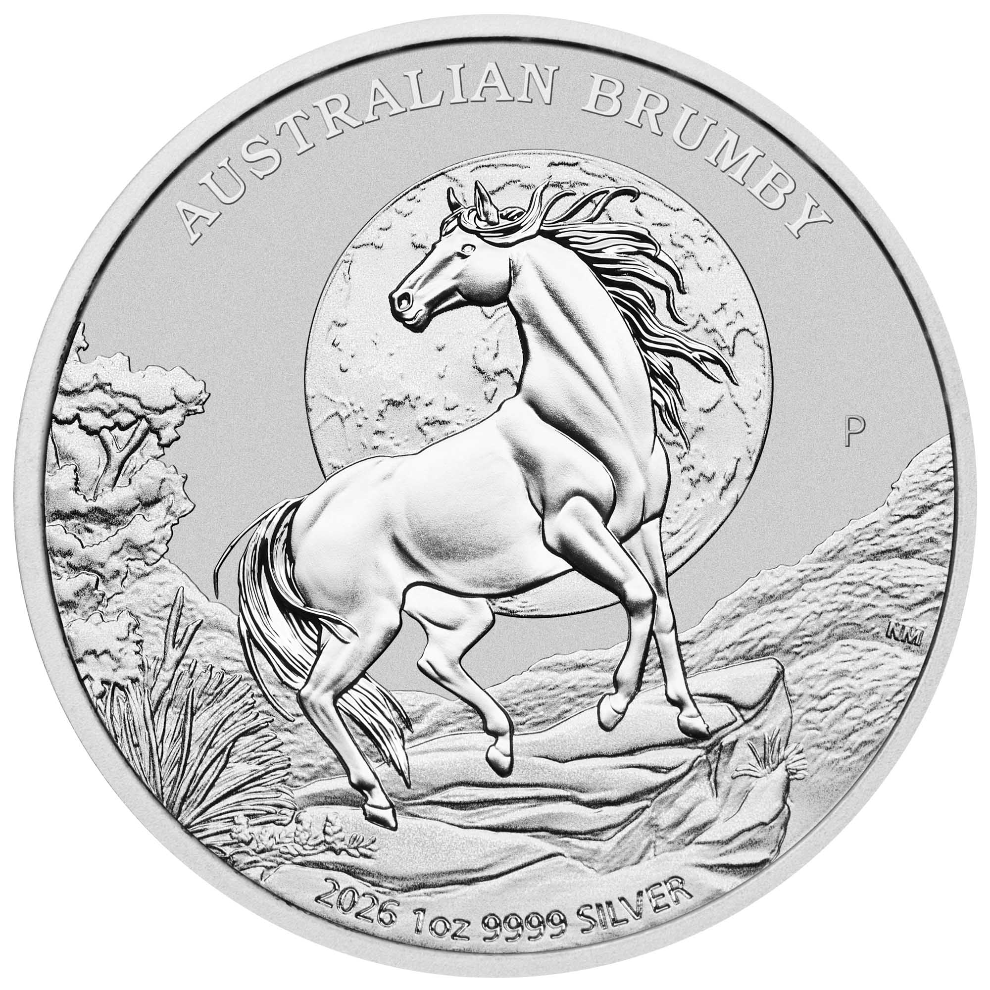 Australian Brumby coin image from Bullion Tracker