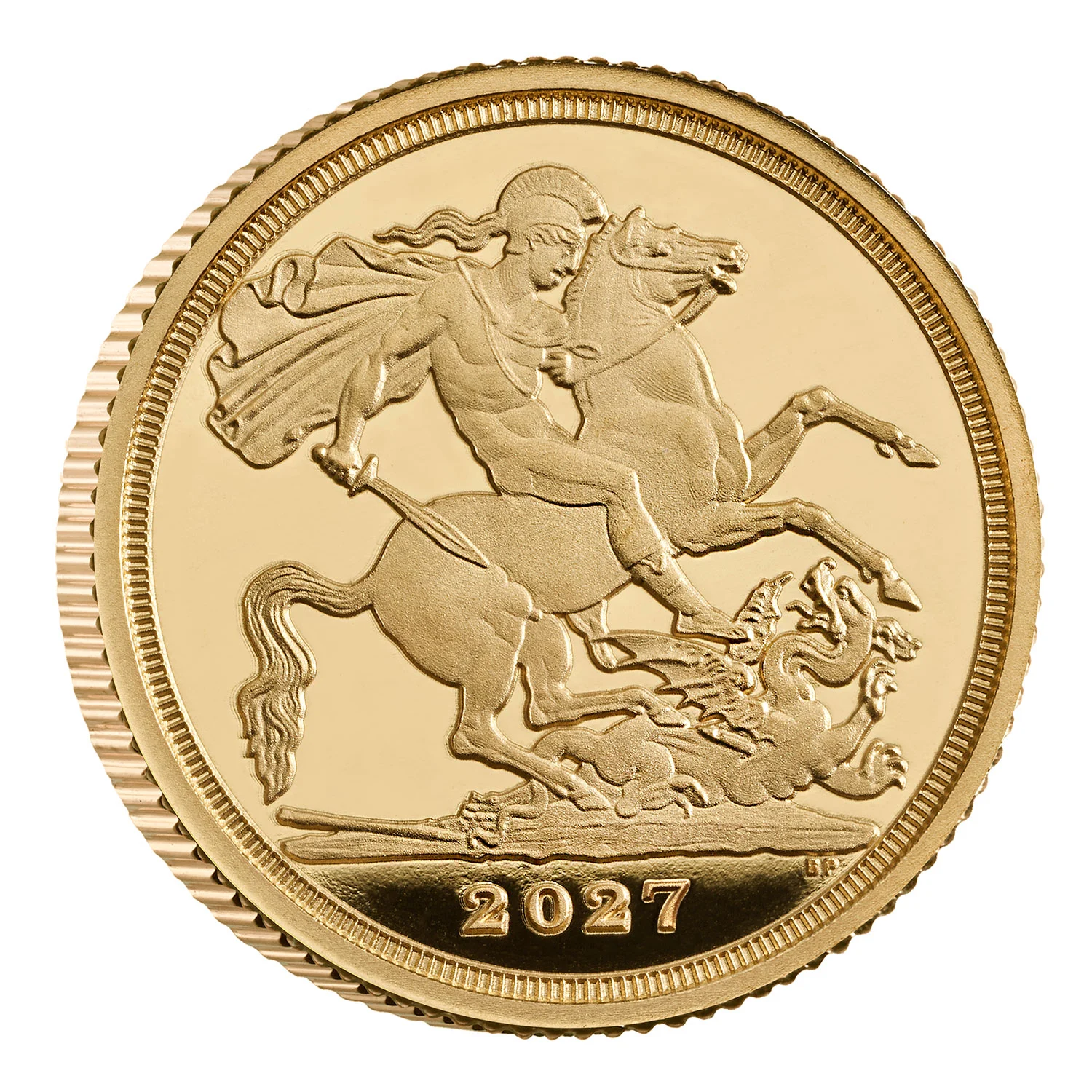2027 Gold Quarter Sovereign Bullion Coin obverse