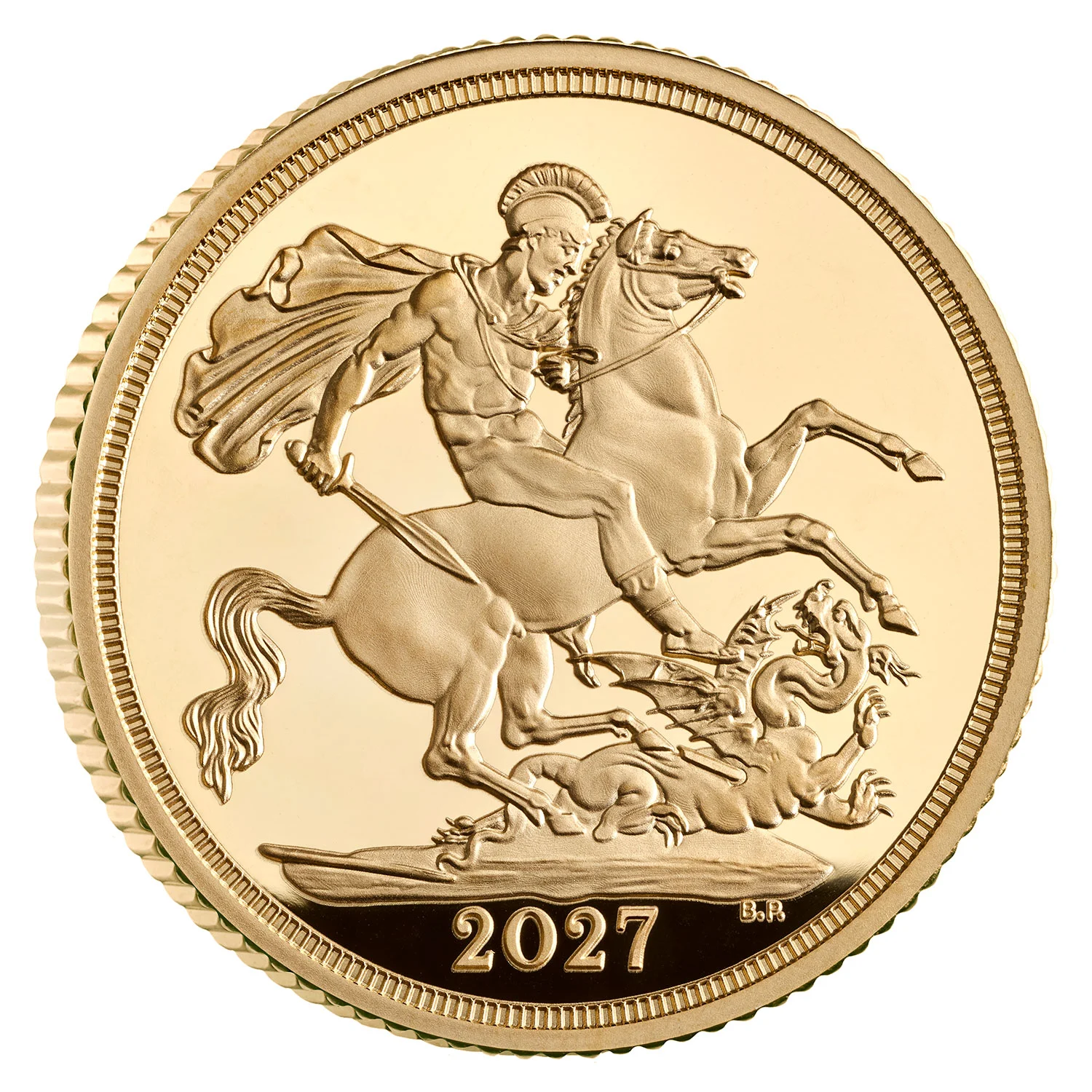 2027 Gold Sovereign Bullion Coin obverse